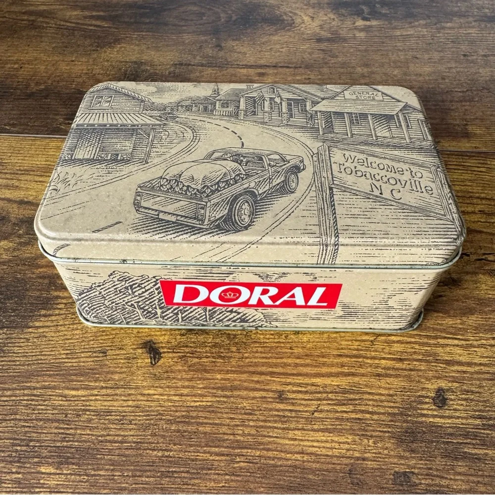 1996 Doral Cigarettes “Tobaccoville NC” Collector’s Edition Advertising Tin‎